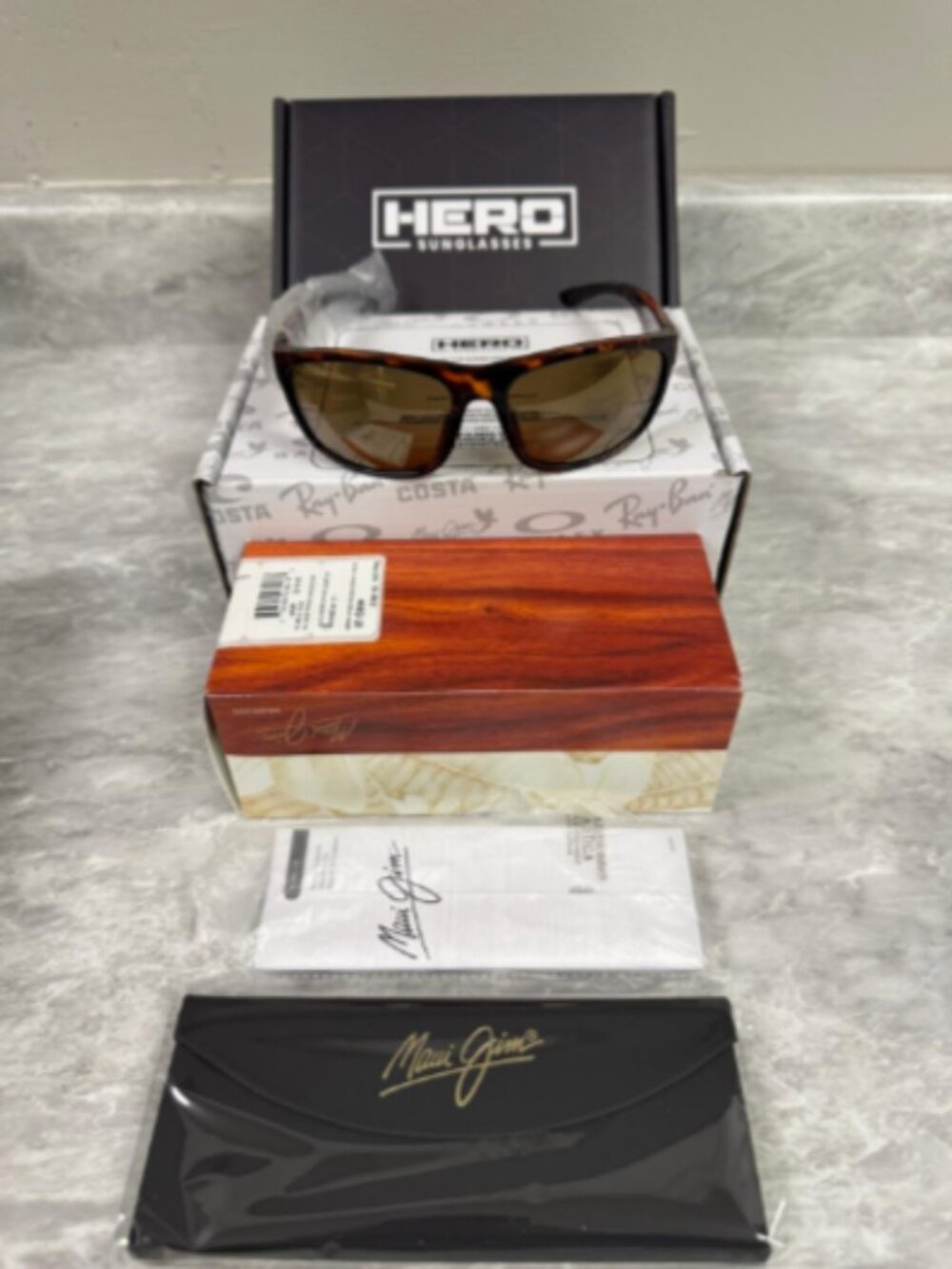 MAUI JIM | NEW | NUU LANDING | H869 - 10 | TORTOISE | BLACK | HCL BRONZE